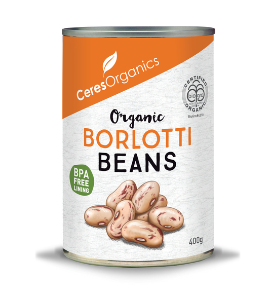 Ceres Organics Borlotti Beans 400g