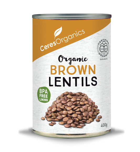 Ceres Organics Lentils Brown 400g