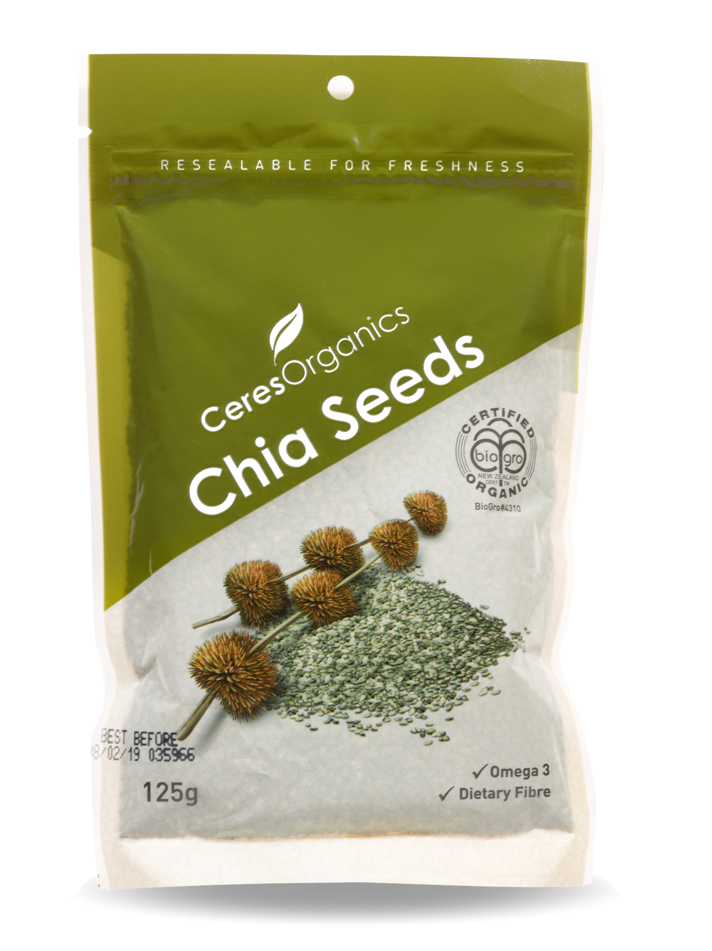 Ceres Organics Chia Seeds 125g