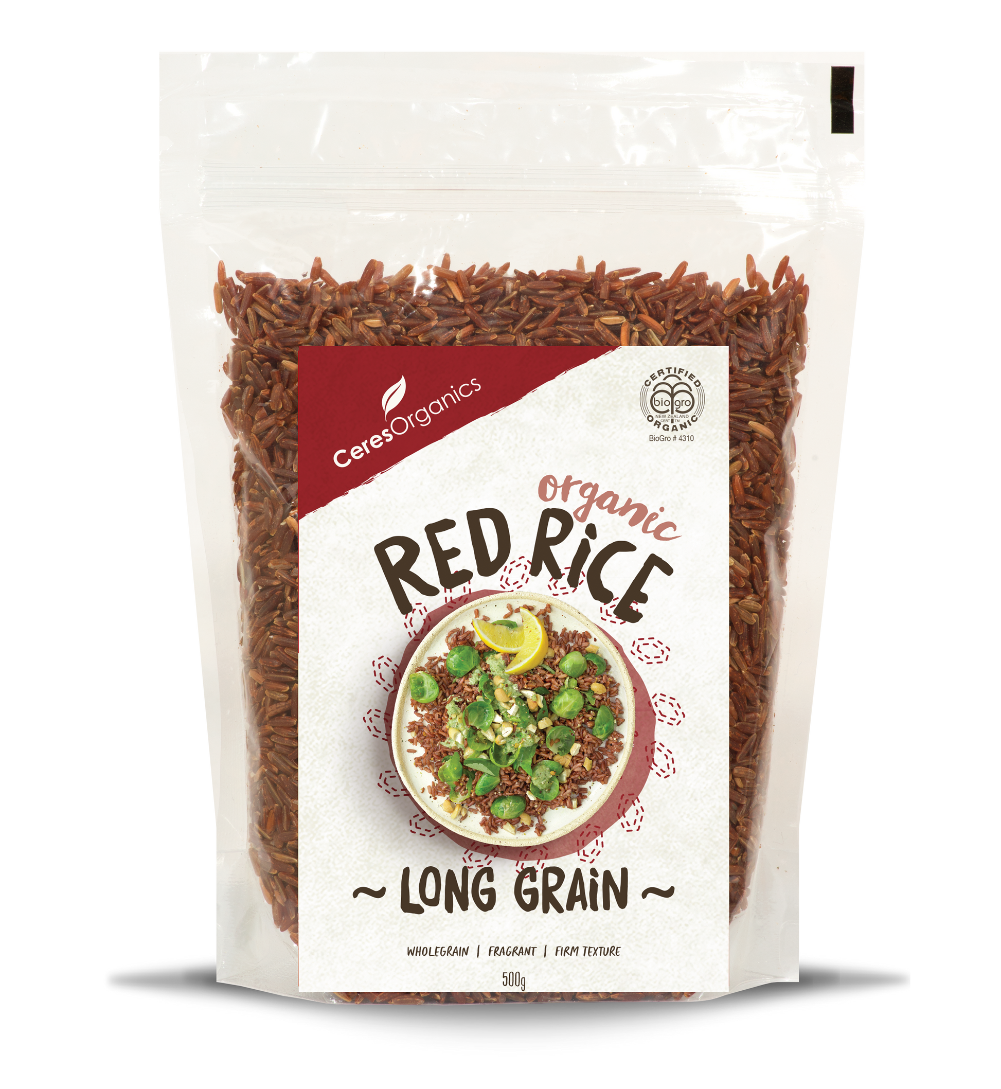 Ceres Organics Red Long Grain Rice 500g