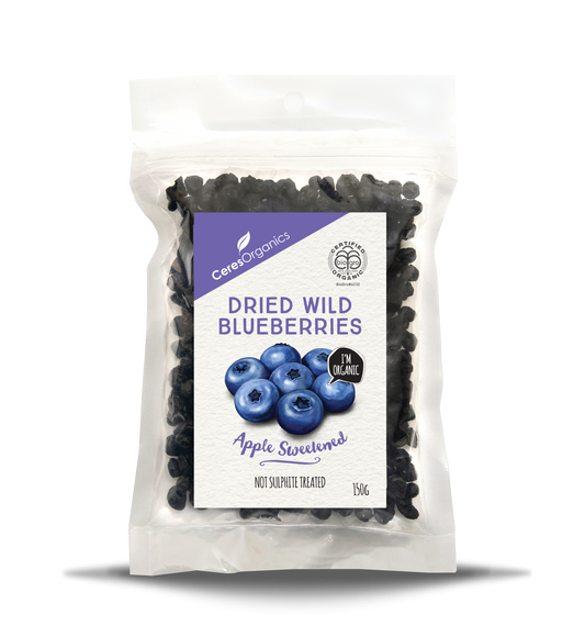 Ceres Organics Dried Wild Blueberries 150g