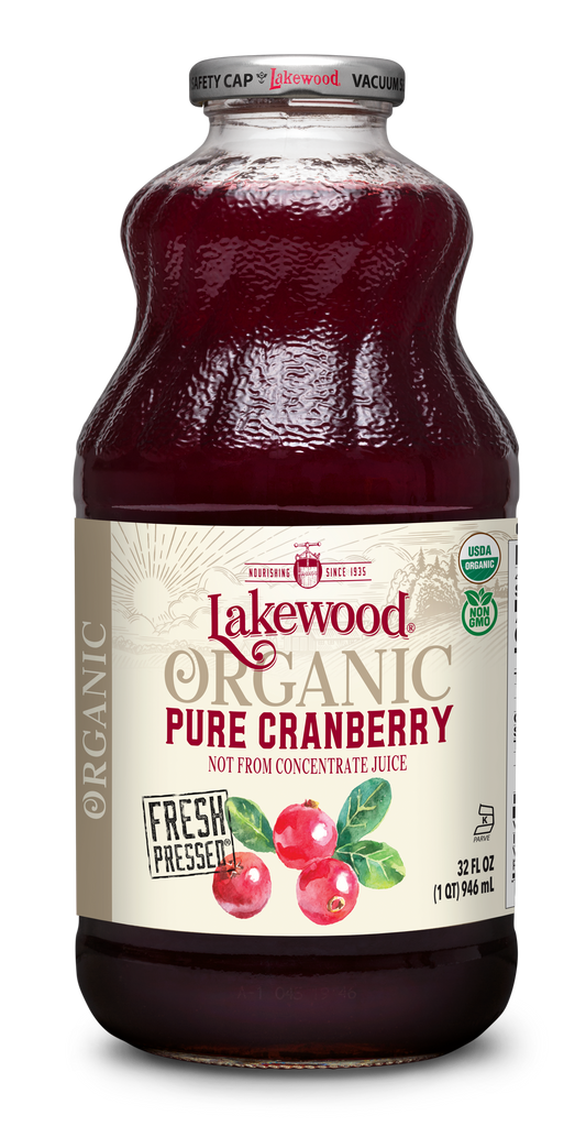 Lakewood Organic Cranberry Juice 946ml
