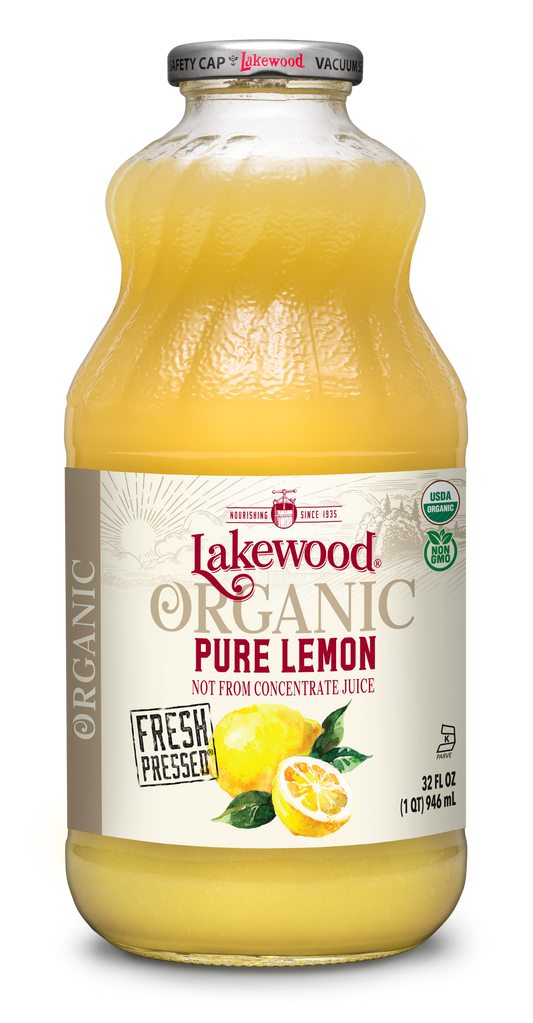 Lakewood Organic Lemon Juice 946ml