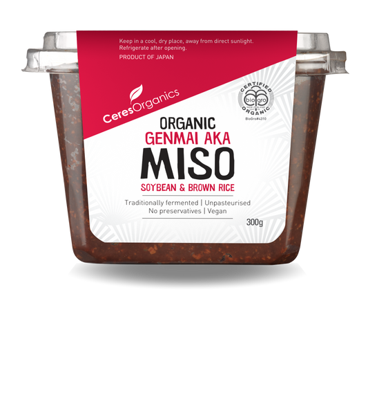 Ceres Organics Miso Brown Rice Red Tub 300g