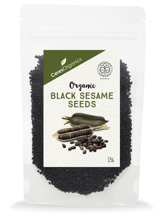 Ceres Organics Sesame Seeds Black 125g