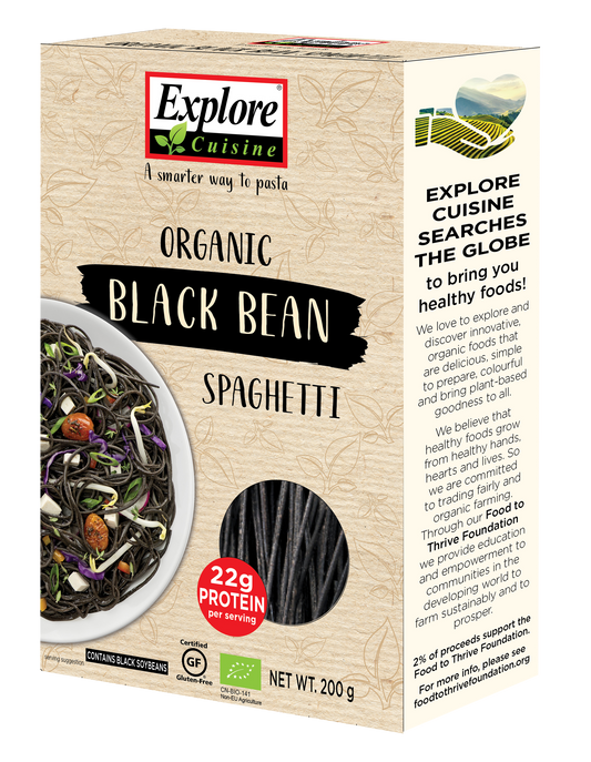 Explore Cuisine Organic Black Bean Spaghetti 200g