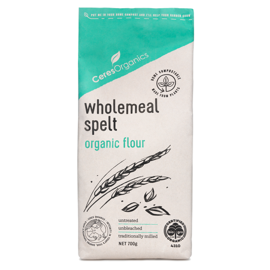 Ceres Organics Wholemeal Spelt Flour 700gm