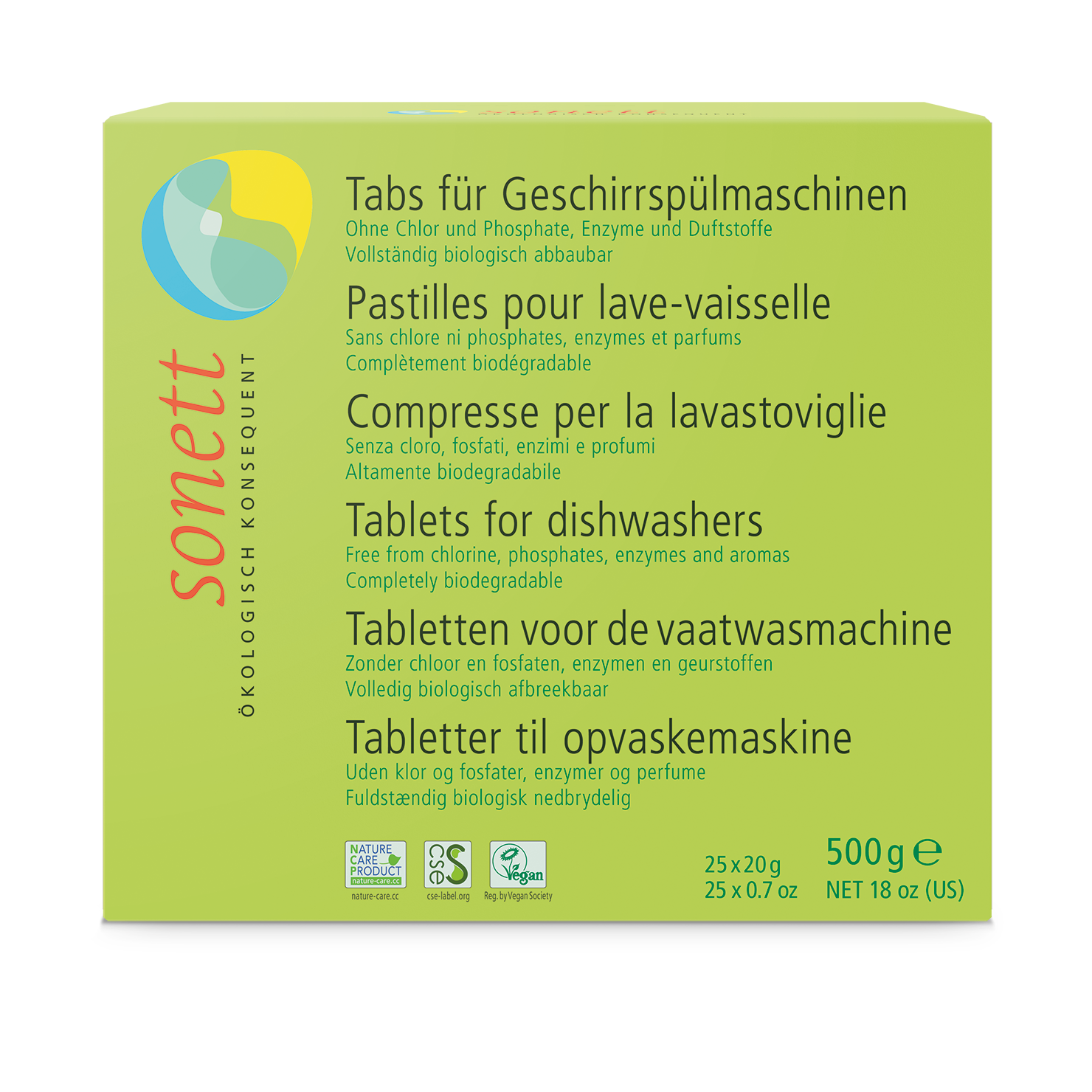 Sonett Dishwasher Tablets 25pk