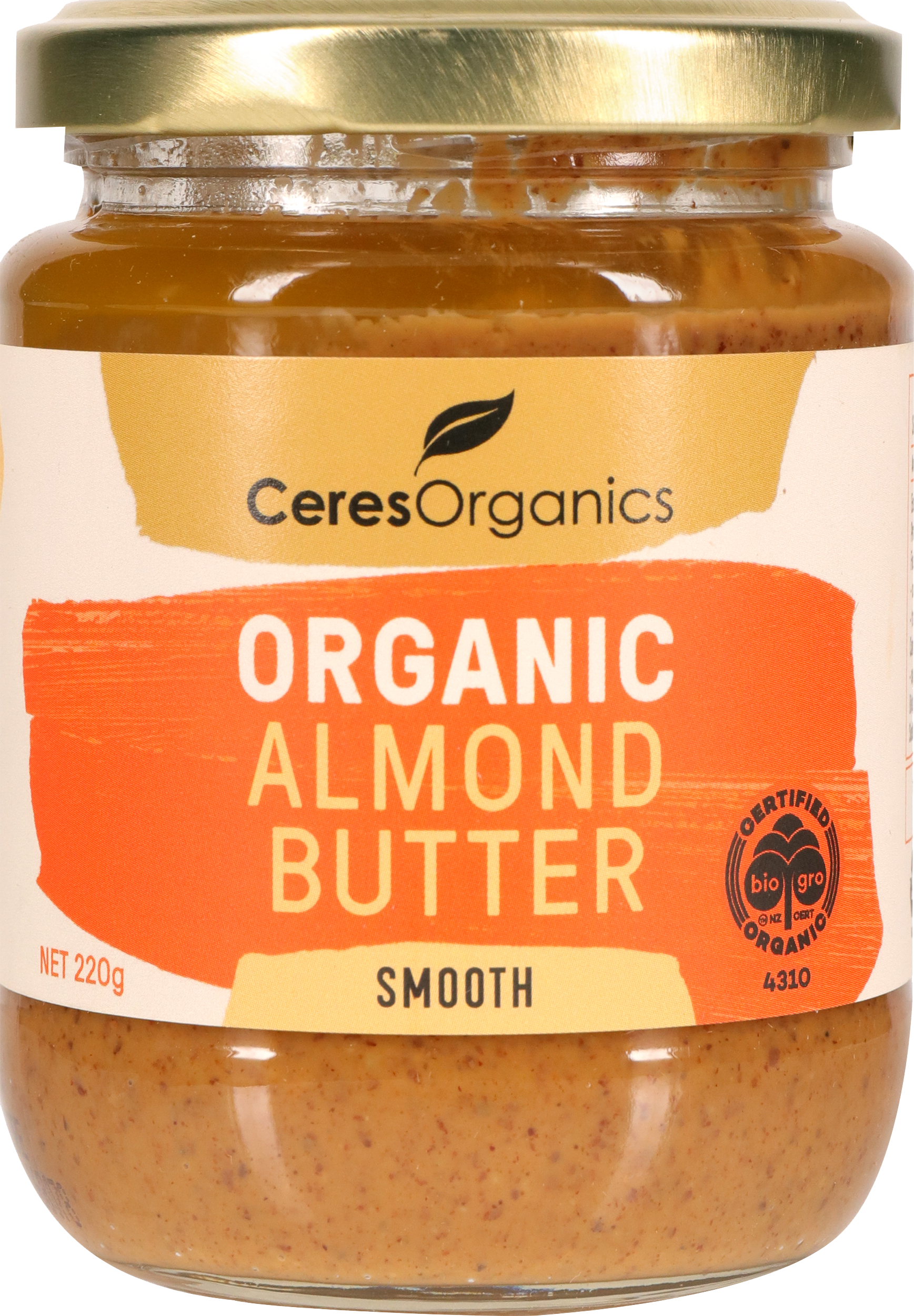 Ceres Organics Almond Butter Smooth 220g
