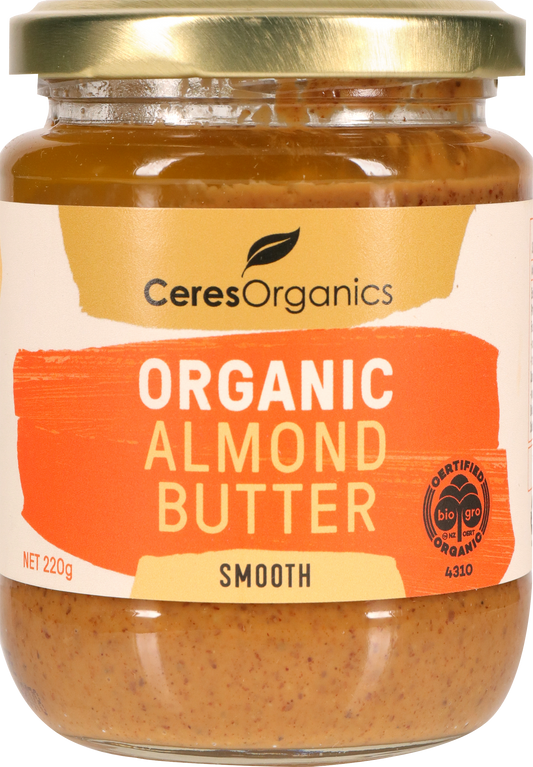 Ceres Organics Almond Butter Smooth 220g
