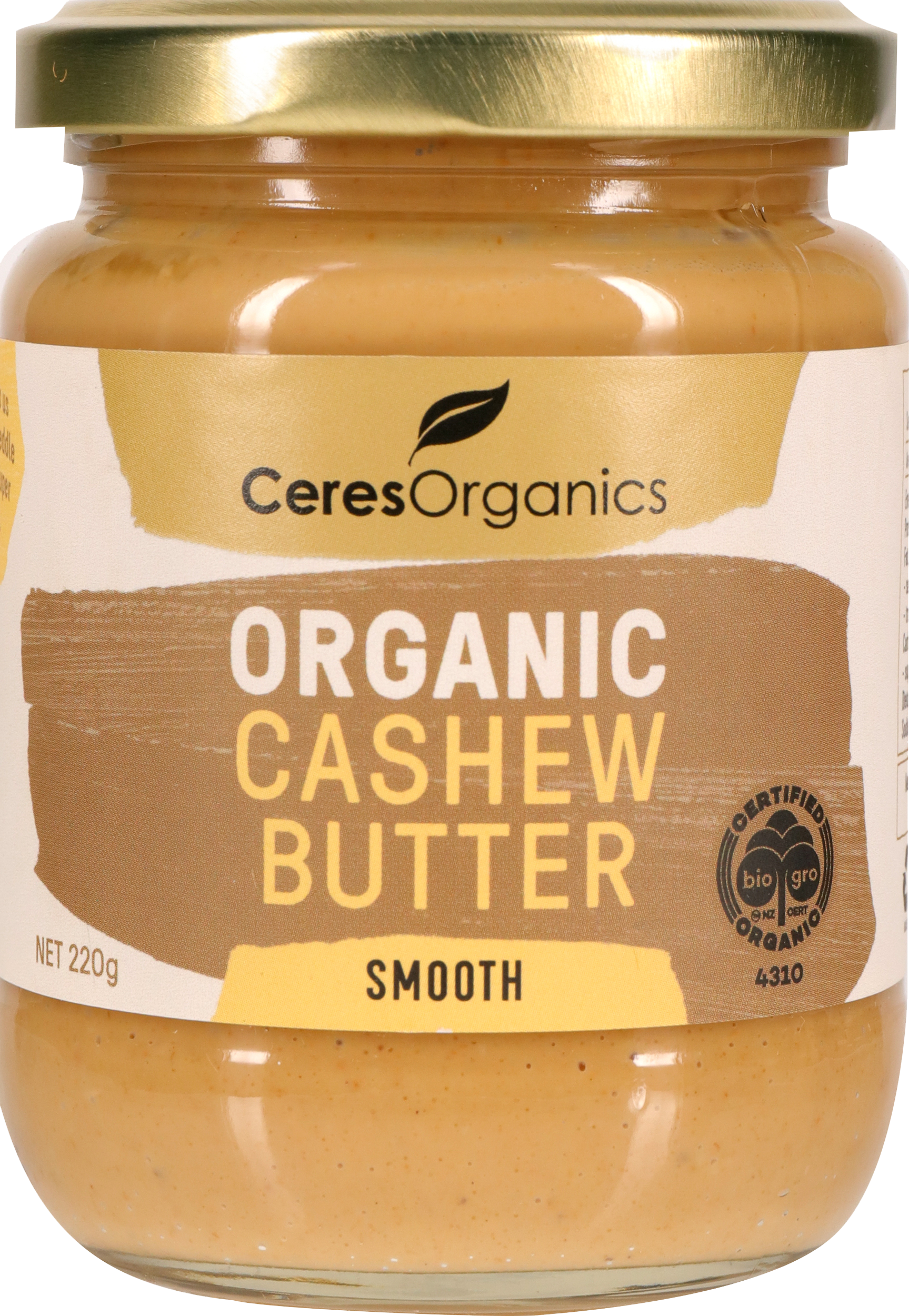 Ceres Organics Cashew Butter Smooth 220g