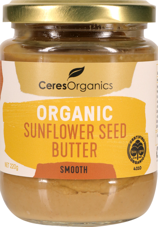 Ceres Organics Sunflower Seed Butter Smooth 220g