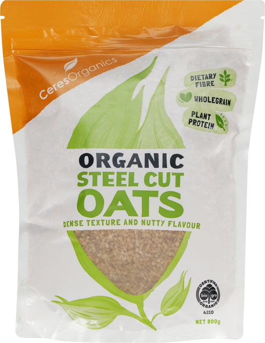 Ceres Organics Steel Cut Oats 800g
