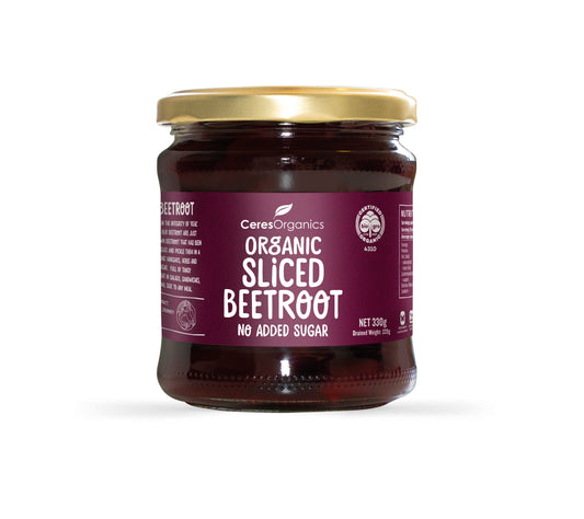 Ceres Organics Beetroot Sliced Jar 330g