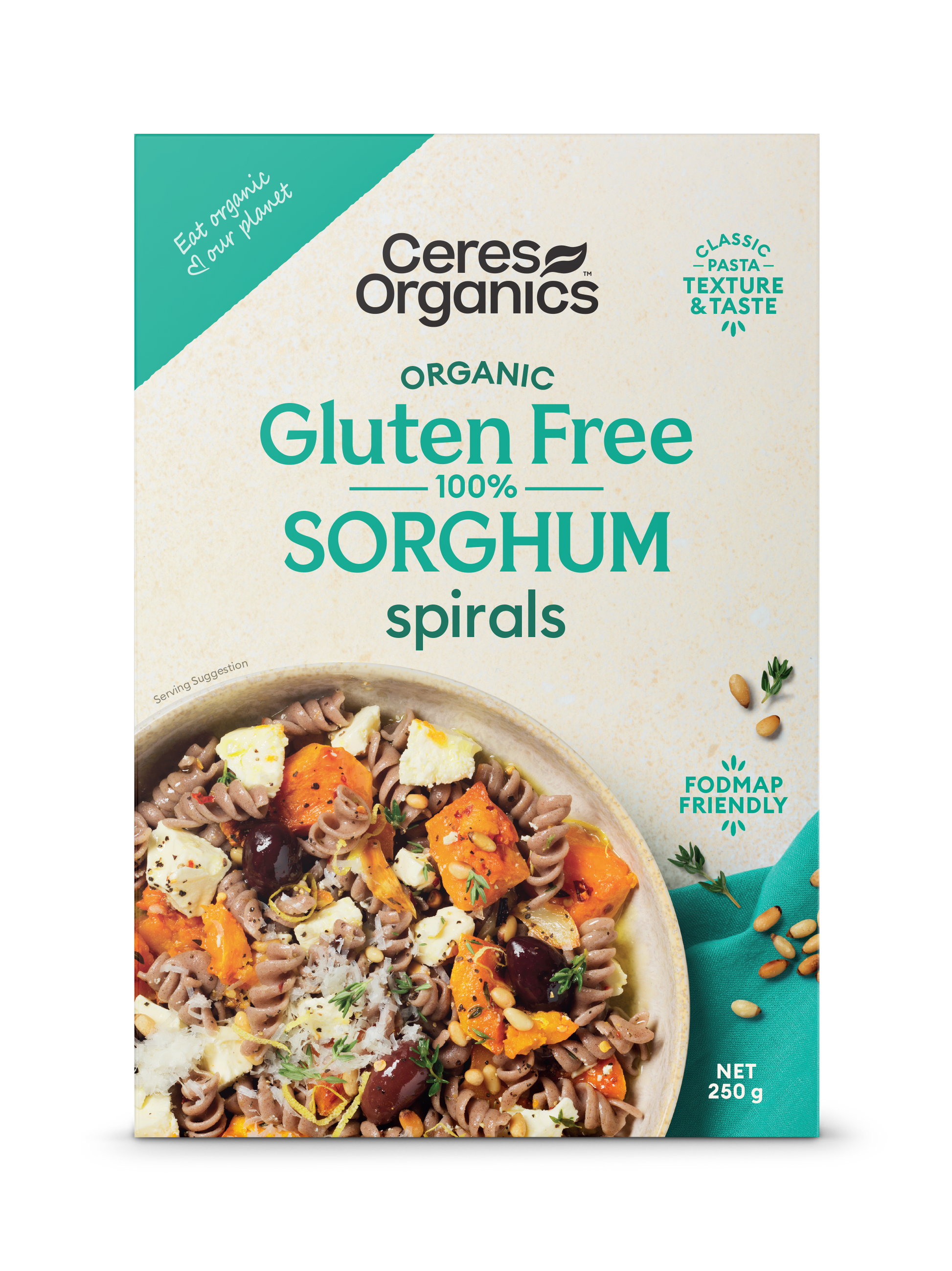 Ceres Organics Sorghum Spirals 250g