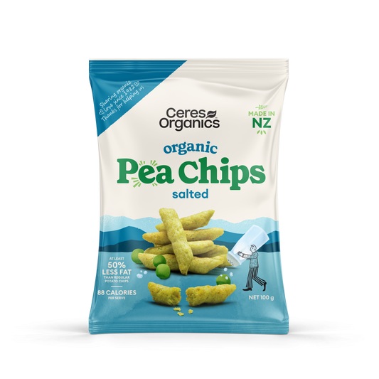 Ceres Organics Pea Chips Salted 100g