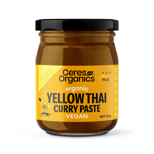 Ceres Organics Curry Paste Yellow Thai 175g