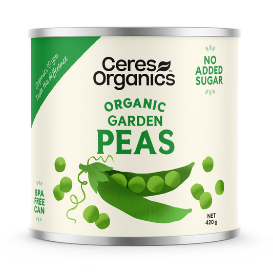 Ceres Organics Garden Peas 420g