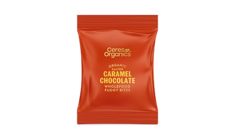 Ceres Organics Wholefood Fudgy Bites Caramel Chocolate 30g