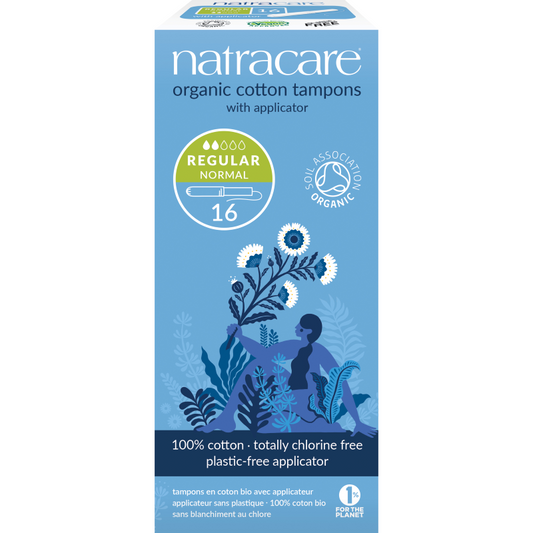 Natracare Organic Regular Applicator Tampons 16pk