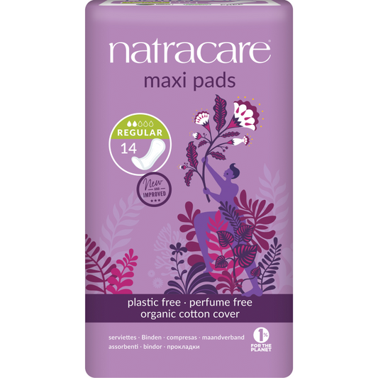 Natracare Regular Maxi Pads 14pk