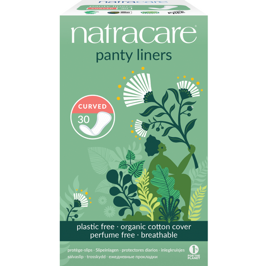 Natracare Curved Panty Liners 30pk