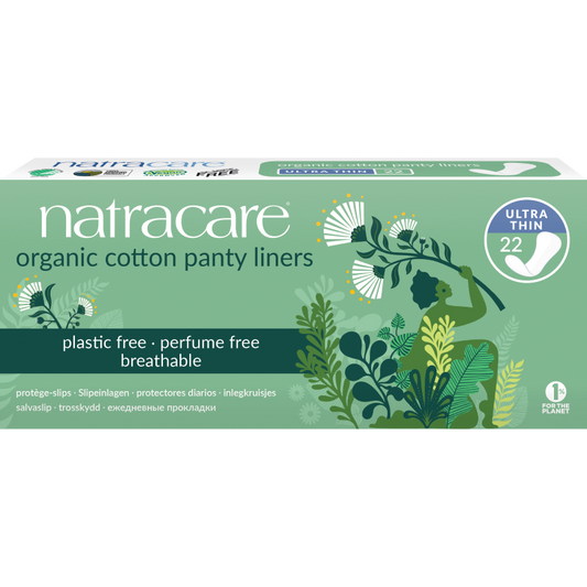 Natracare Cotton Panty Liners Ultra Thin 22 Pack