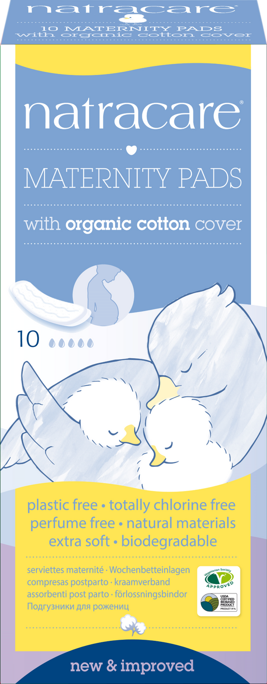 Natracare Maternity Pads 10 Pack