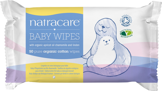 Natracare Baby Wipes 50pk