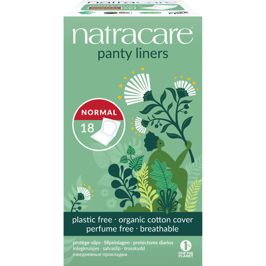 Natracare Normal Panty Liners Purse Pack 18pk