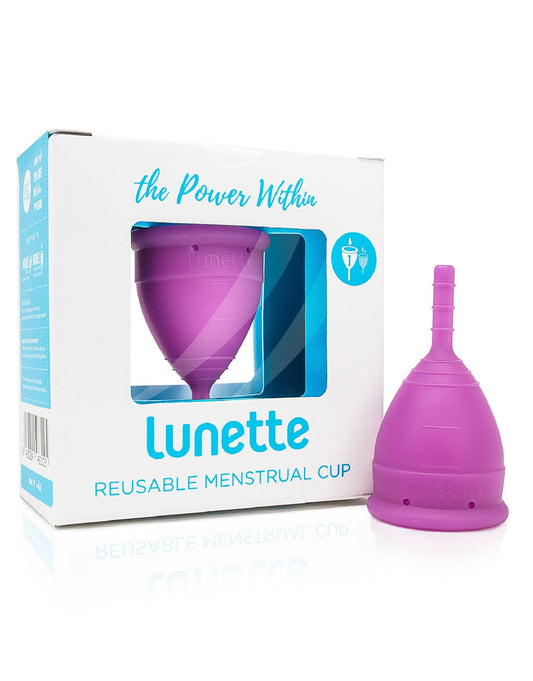 Lunette Menstrual Cup Purple Model 1