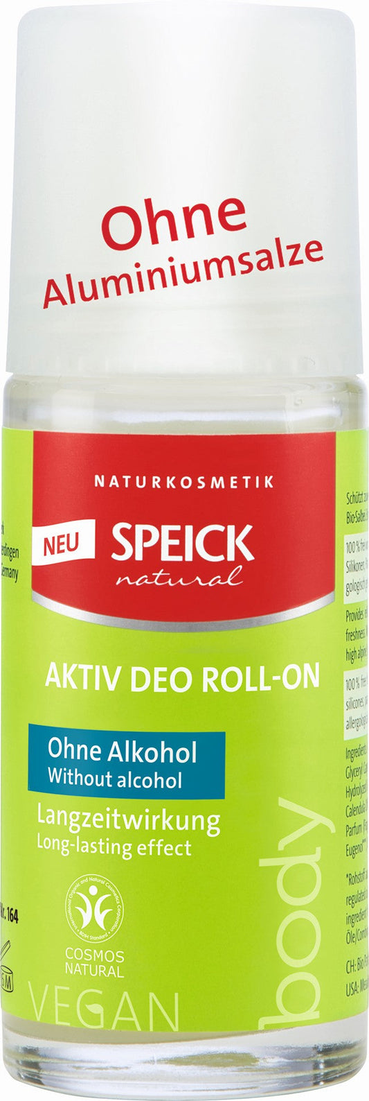 Speick Alcohol-Free Natural Active Deo Roll On 50ml