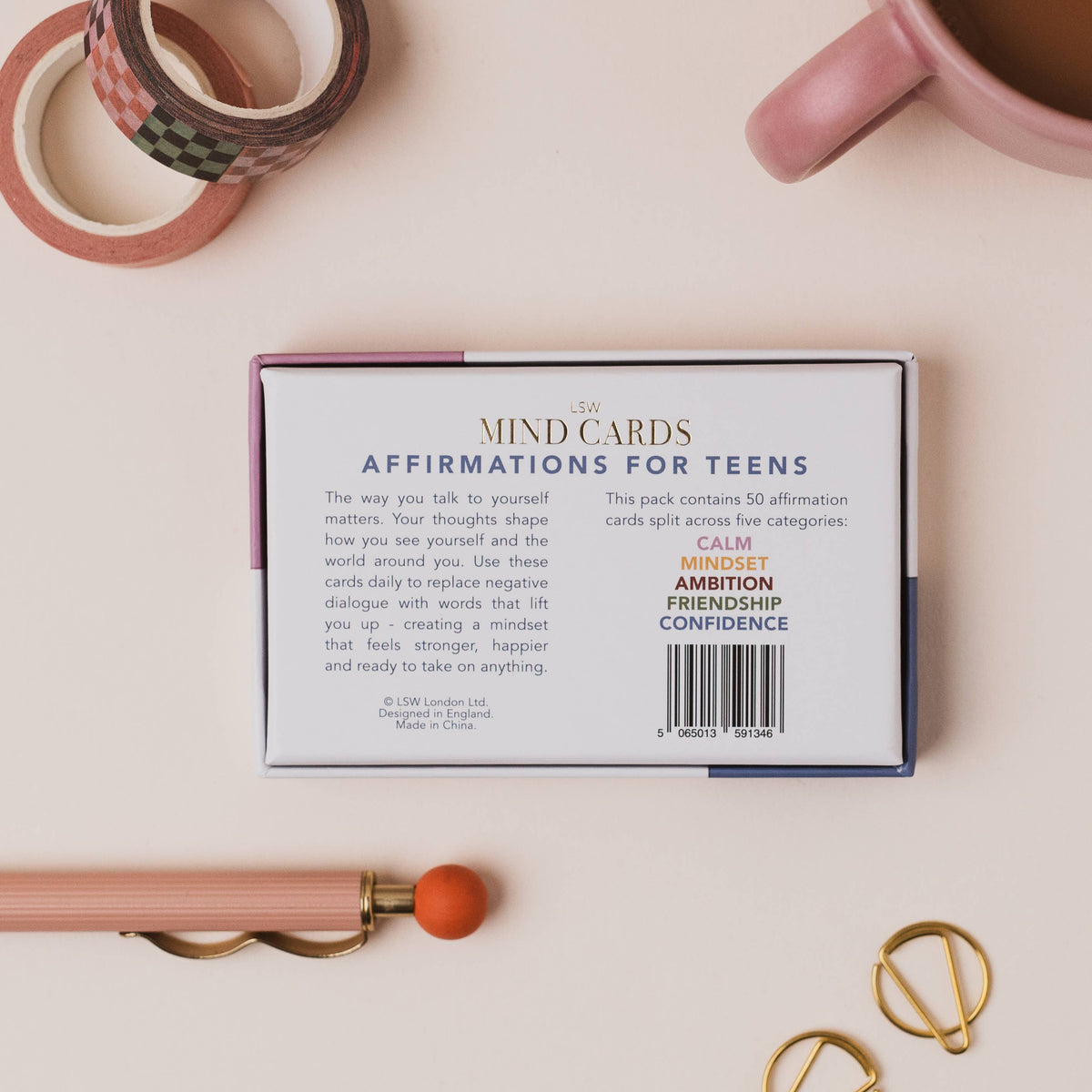 LSW London Mind Cards – Affirmations for Teens