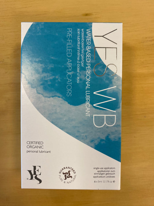 YES® Water Based Organic Applicator 6x5ml