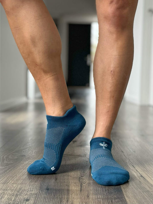 Organic Cotton Ankle Sock - Cobalt
