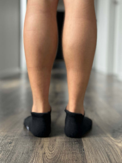 Organic Cotton Ankle Sock - Ebony