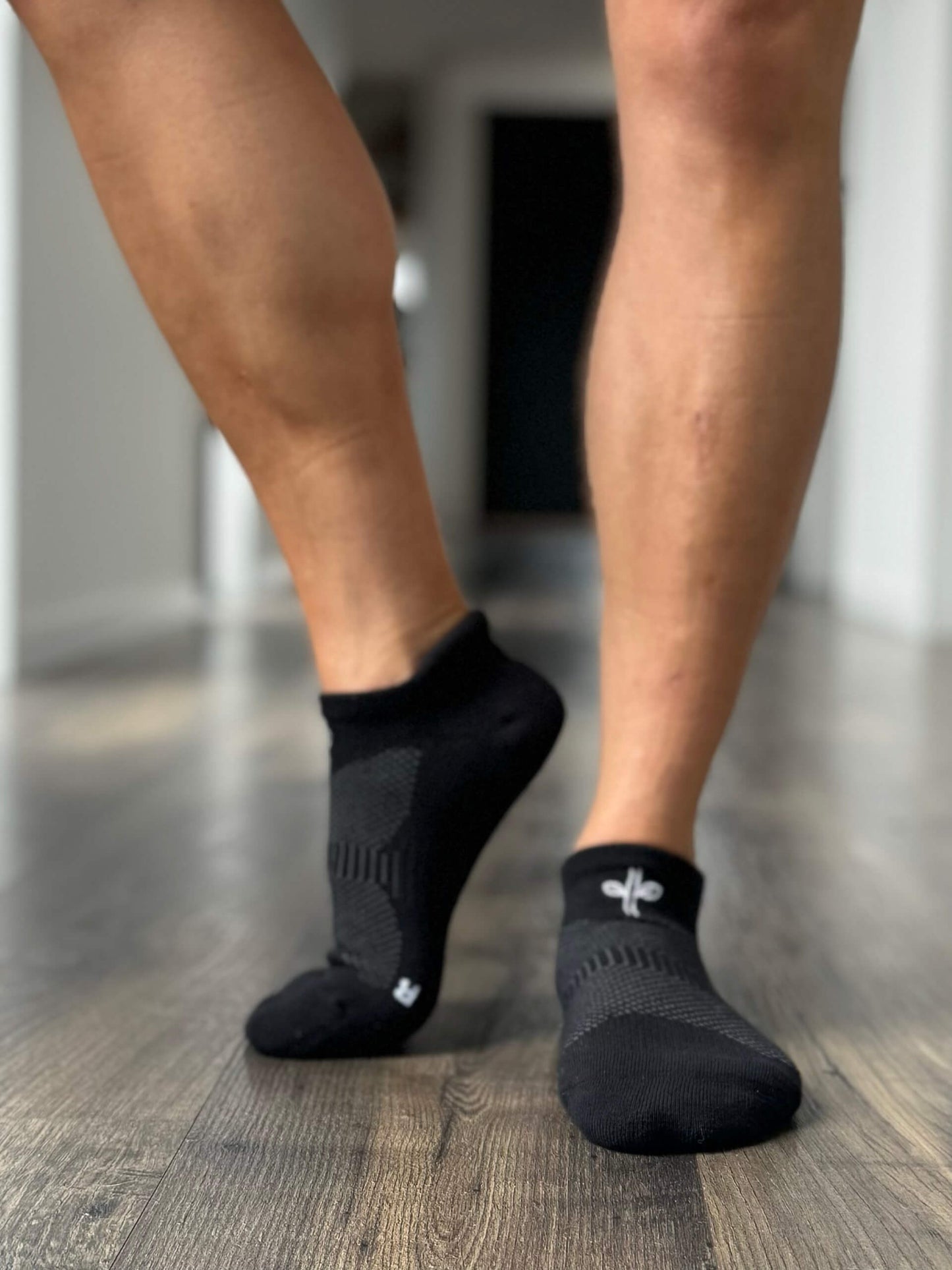 Organic Cotton Ankle Sock - Ebony