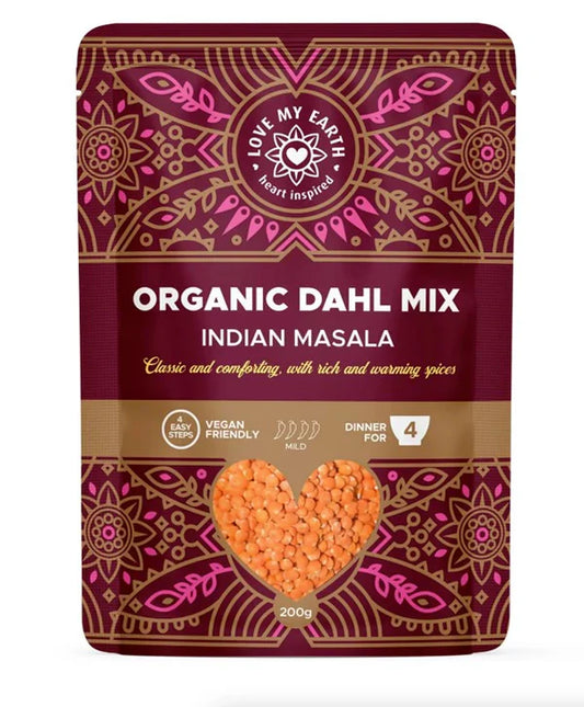 Love My Earth Organic Indian Masala Dahl Mix 200gm