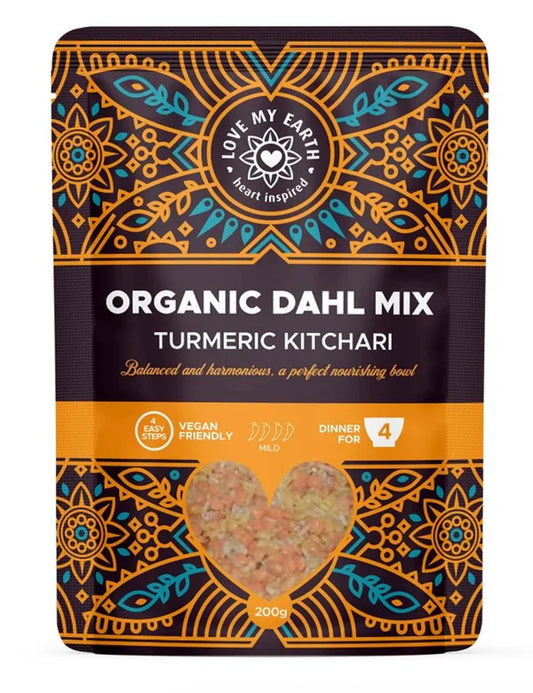 Love My Earth Organic Tumeric Rice Kitchari Mix 200gm