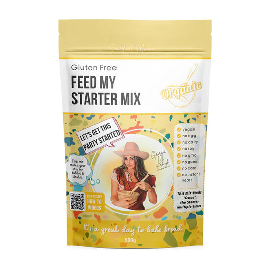 Sourdugh Mumma Organic Feed My GF Starter Mix 500gm