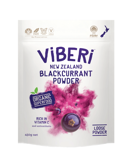 Organic Blackcurrant Powder 450g (Loose Powder)