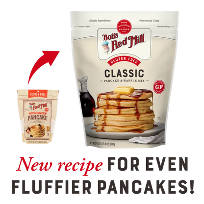 Bob's Red Mill Gluten Free Classic Pancake & Waffle Mix new recipe