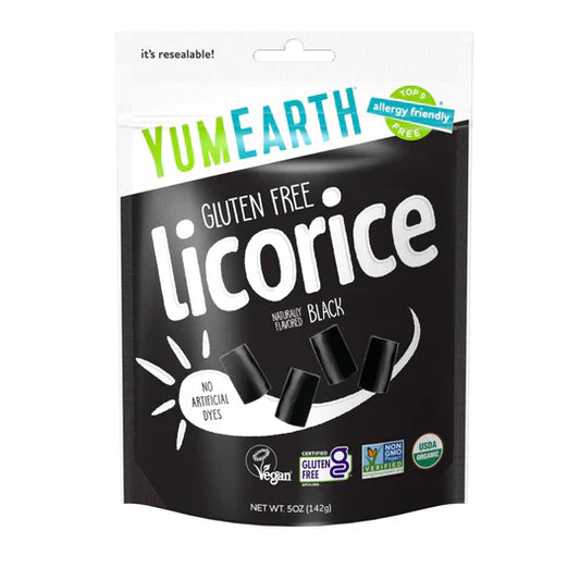 YumEarth Licorice Black 142gm