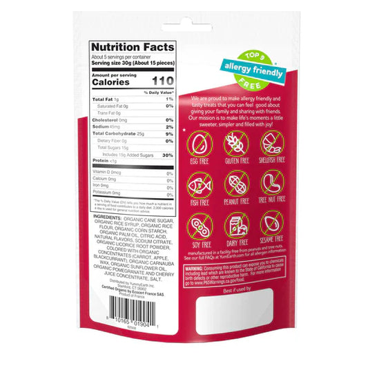 YumEarth Licorice Pomegranite 142gm