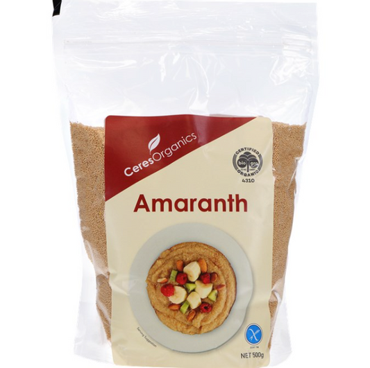 Ceres Organics Amaranth 500gm on a white background