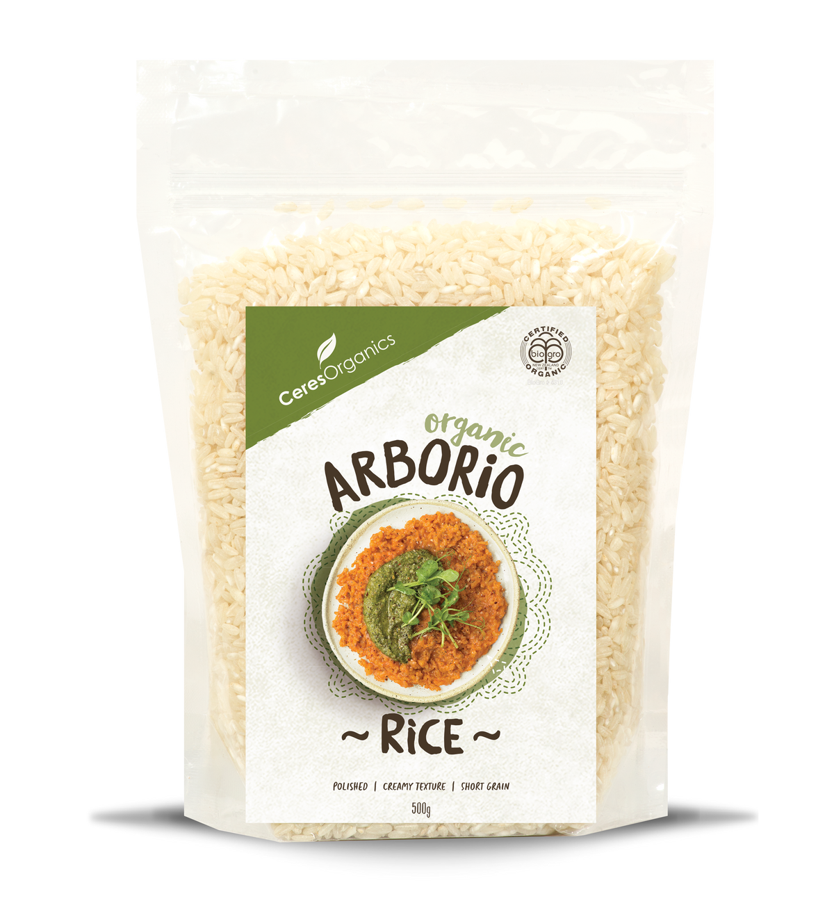 Arborio Rice Congee Ceres Organics Arborio Rice 500g – The PlantBased Pantry