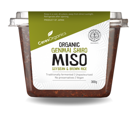 Ceres OrganicsMiso Brown Rice White Tub 300g