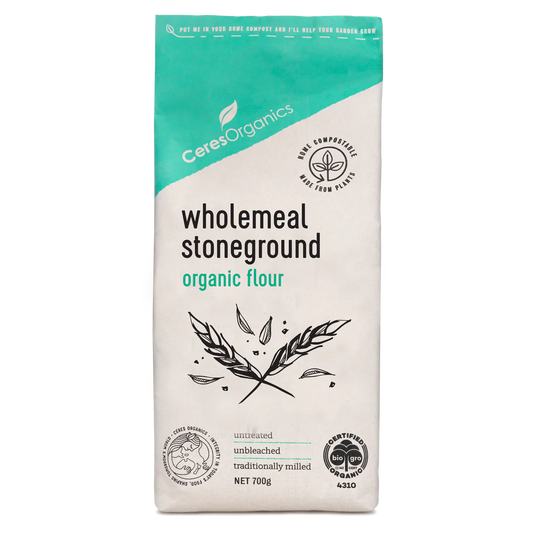 Ceres Organics Wholemeal Stoneground Flour 800g