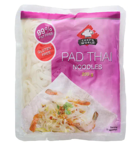 Chefs World Pad Thai Noodles 200gm, GF