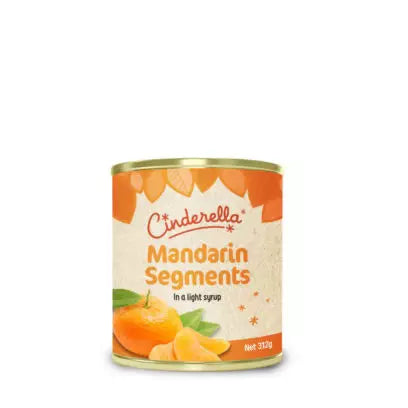 Cinderella Mandarin Segments in Light Syrup 312gm